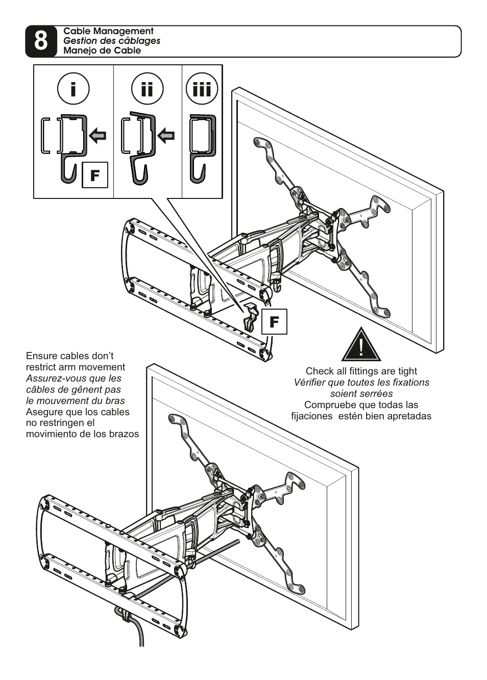 AVF Group ZNL655: TV Wall Mount User Manual | Page 15 / 16