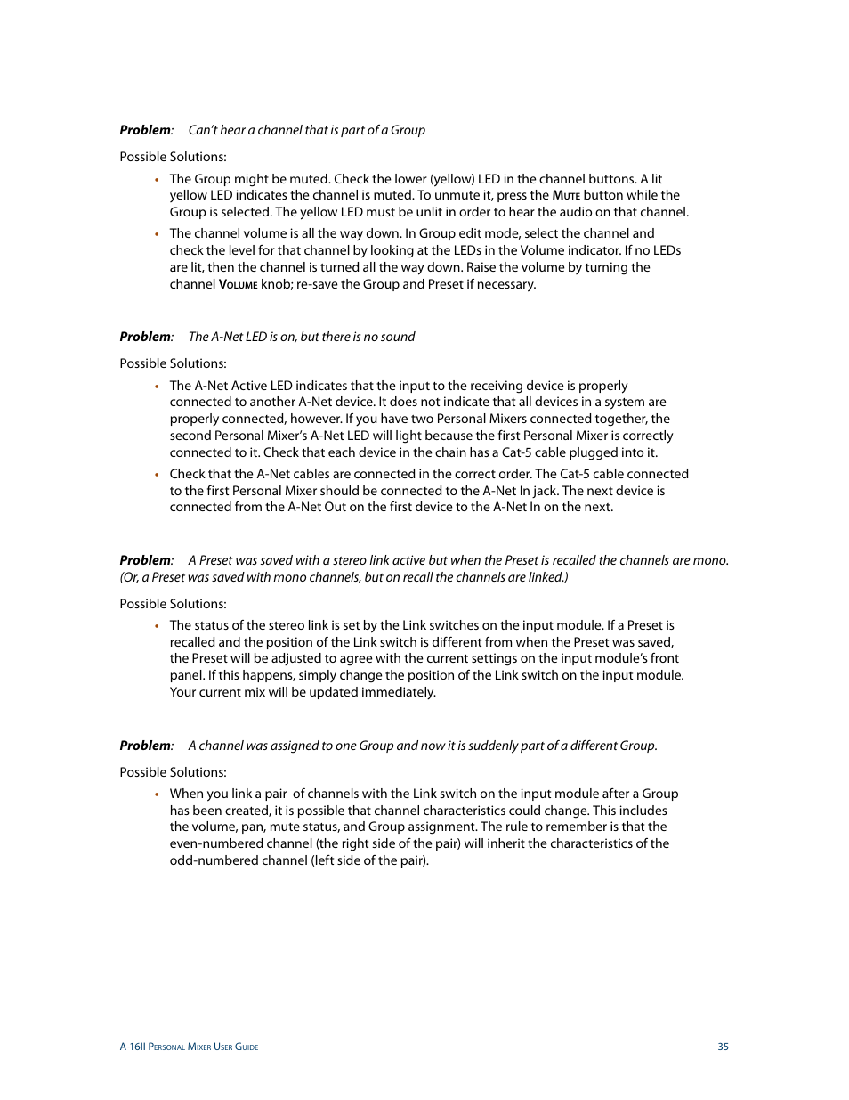 Aviom A-16II User Manual | Page 43 / 53