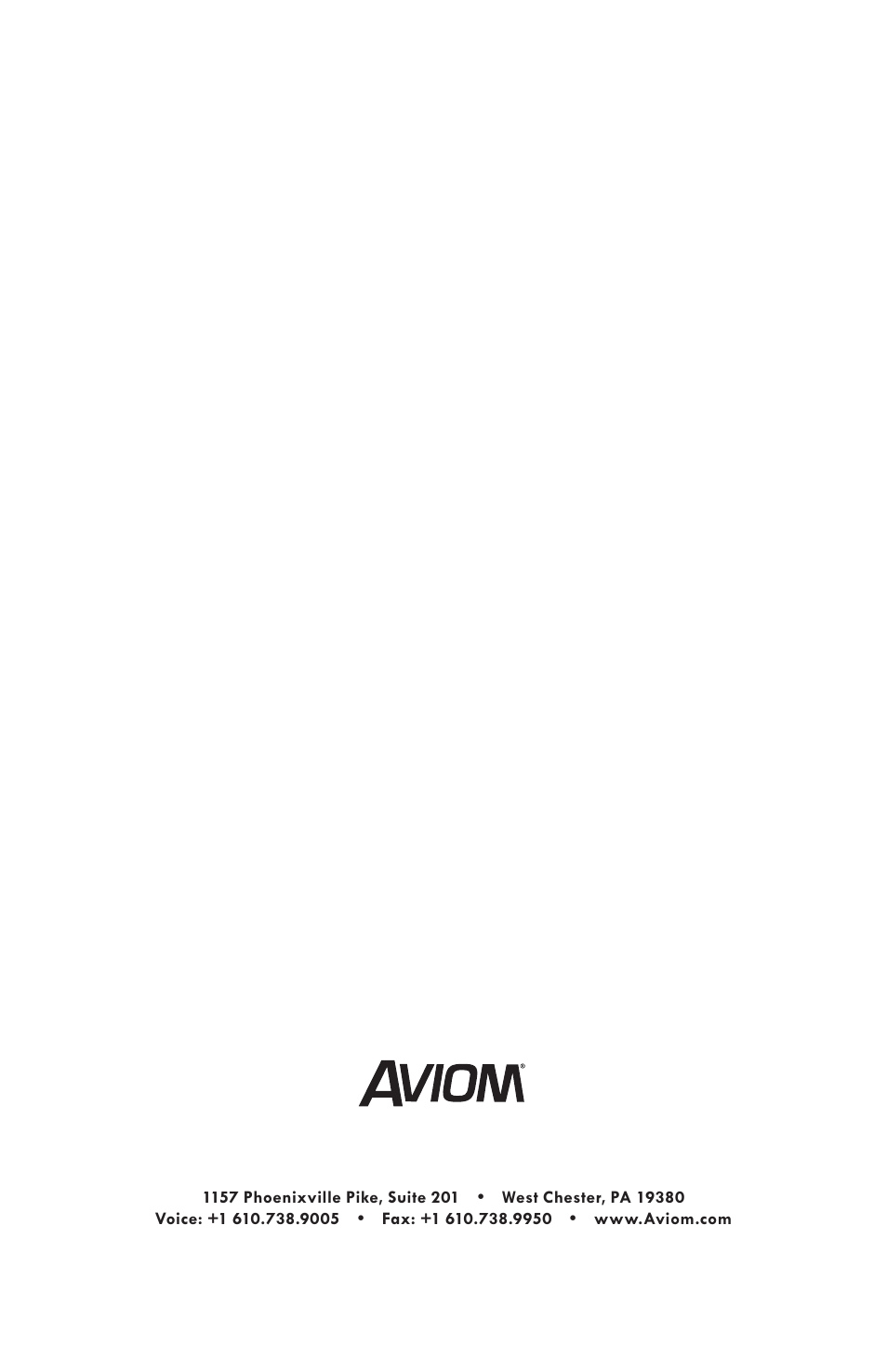 Aviom AV-P2 User Manual | Page 39 / 39