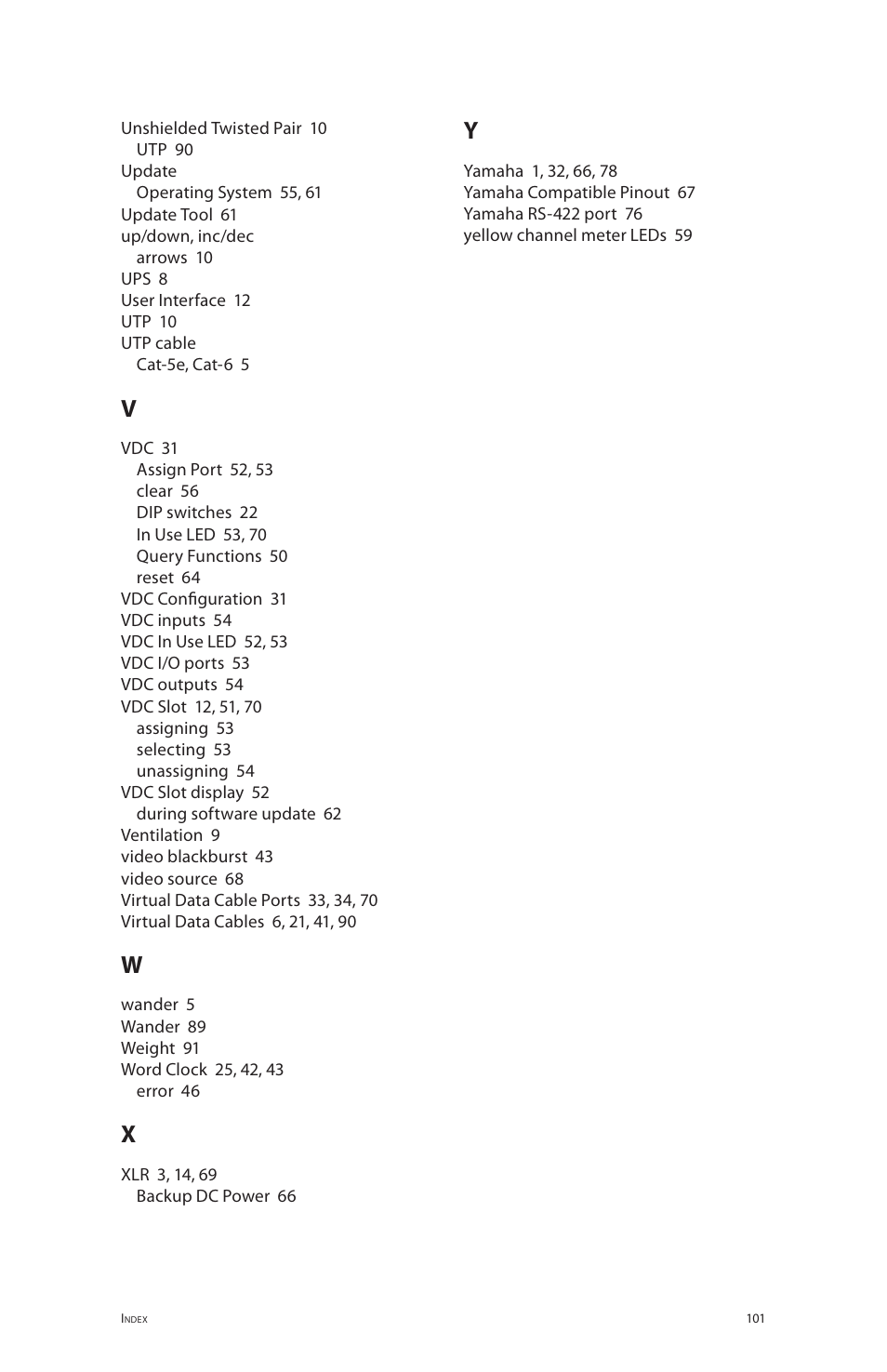 Aviom 6416dio User Manual | Page 111 / 113
