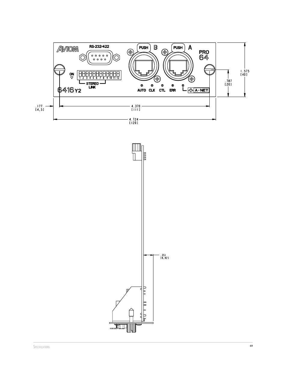 Aviom 6416Y2 User Manual | Page 79 / 92