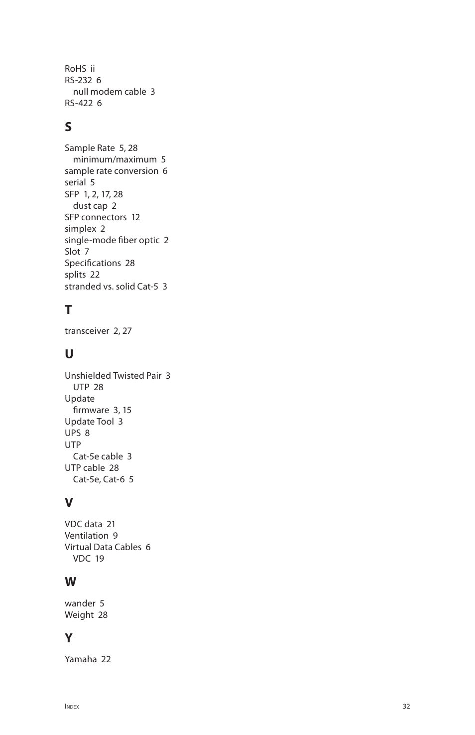 Aviom MH10f User Manual | Page 39 / 41