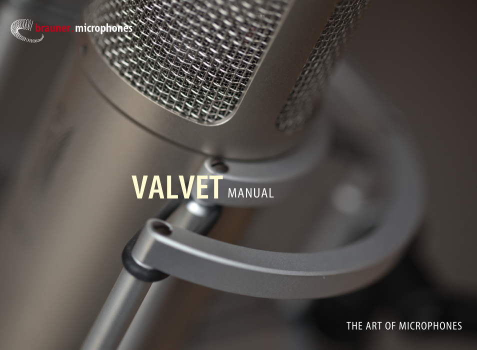 Brauner Microphones Valvet User Manual | 10 pages