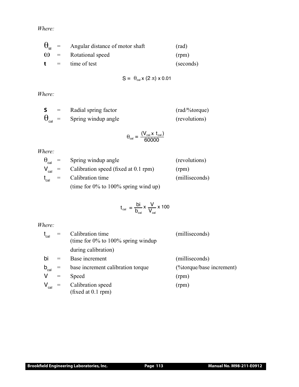 Brookfield DV-III Ultra Rheometer User Manual | Page 113 / 133