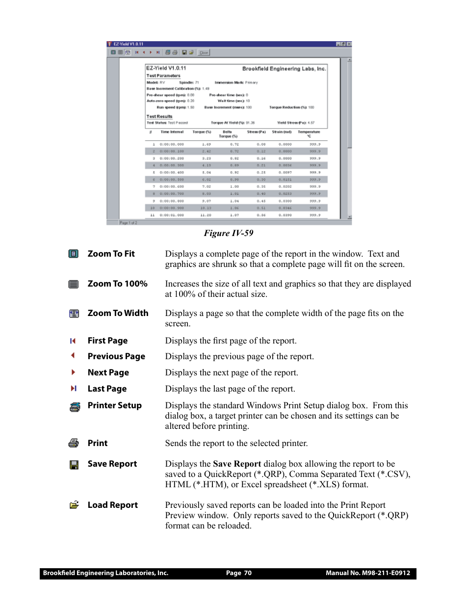 Brookfield DV-III Ultra Rheometer User Manual | Page 70 / 133