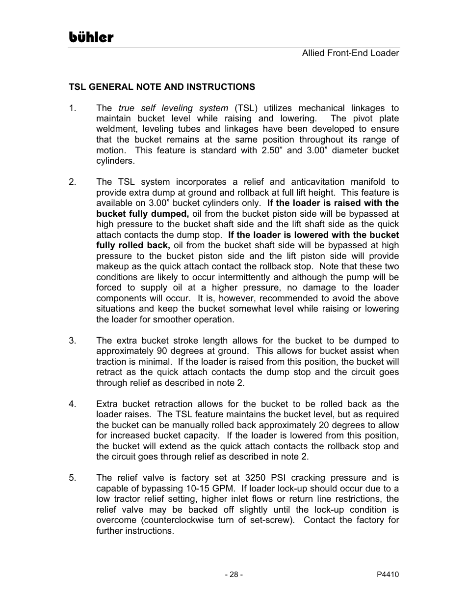 Bühler | Buhler 2895 User Manual | Page 30 / 46
