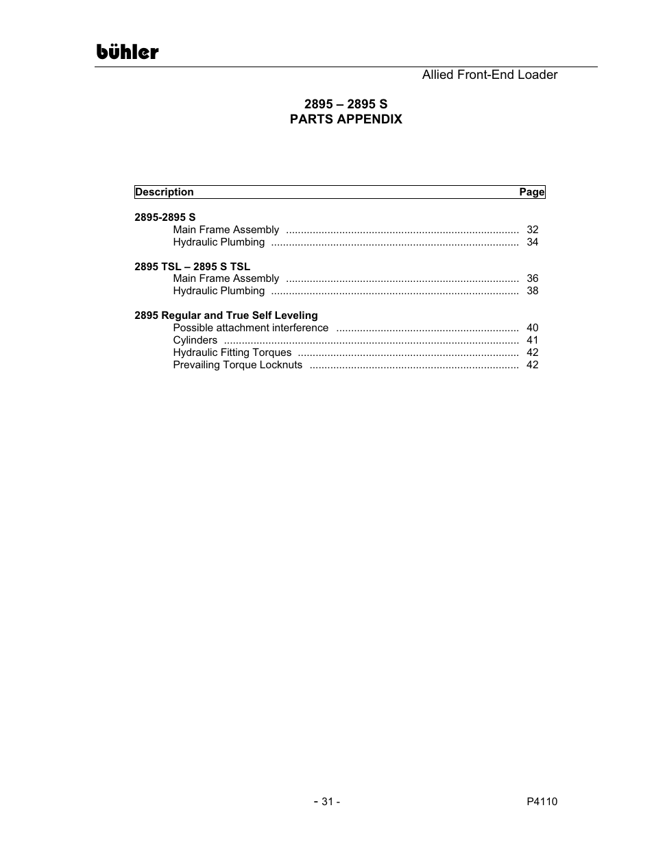 Bühler | Buhler 2895 User Manual | Page 33 / 46