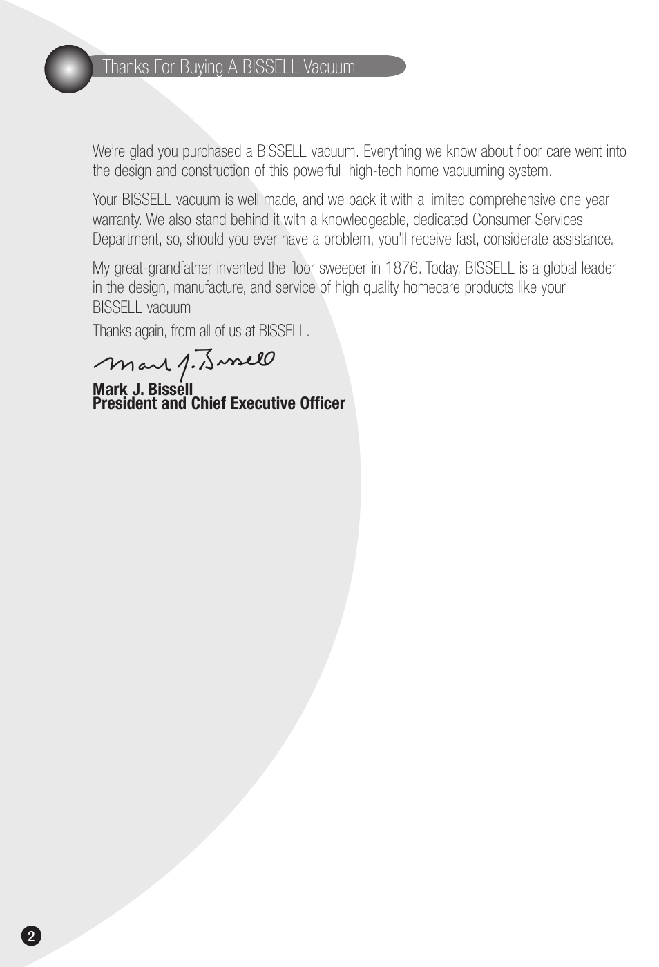 Bissell 6592 User Manual | Page 2 / 12