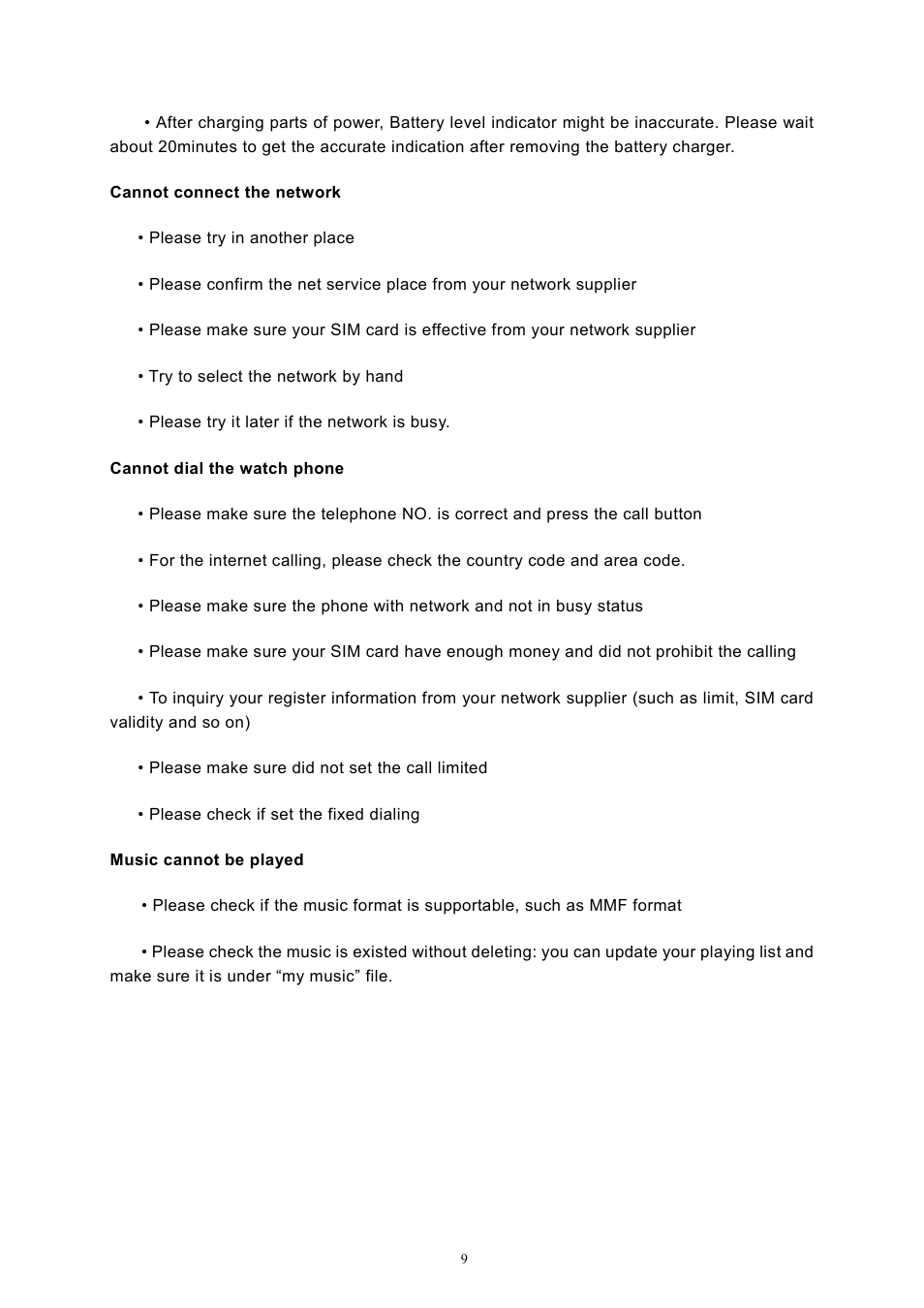 Flylink PW33 User Manual | Page 9 / 9