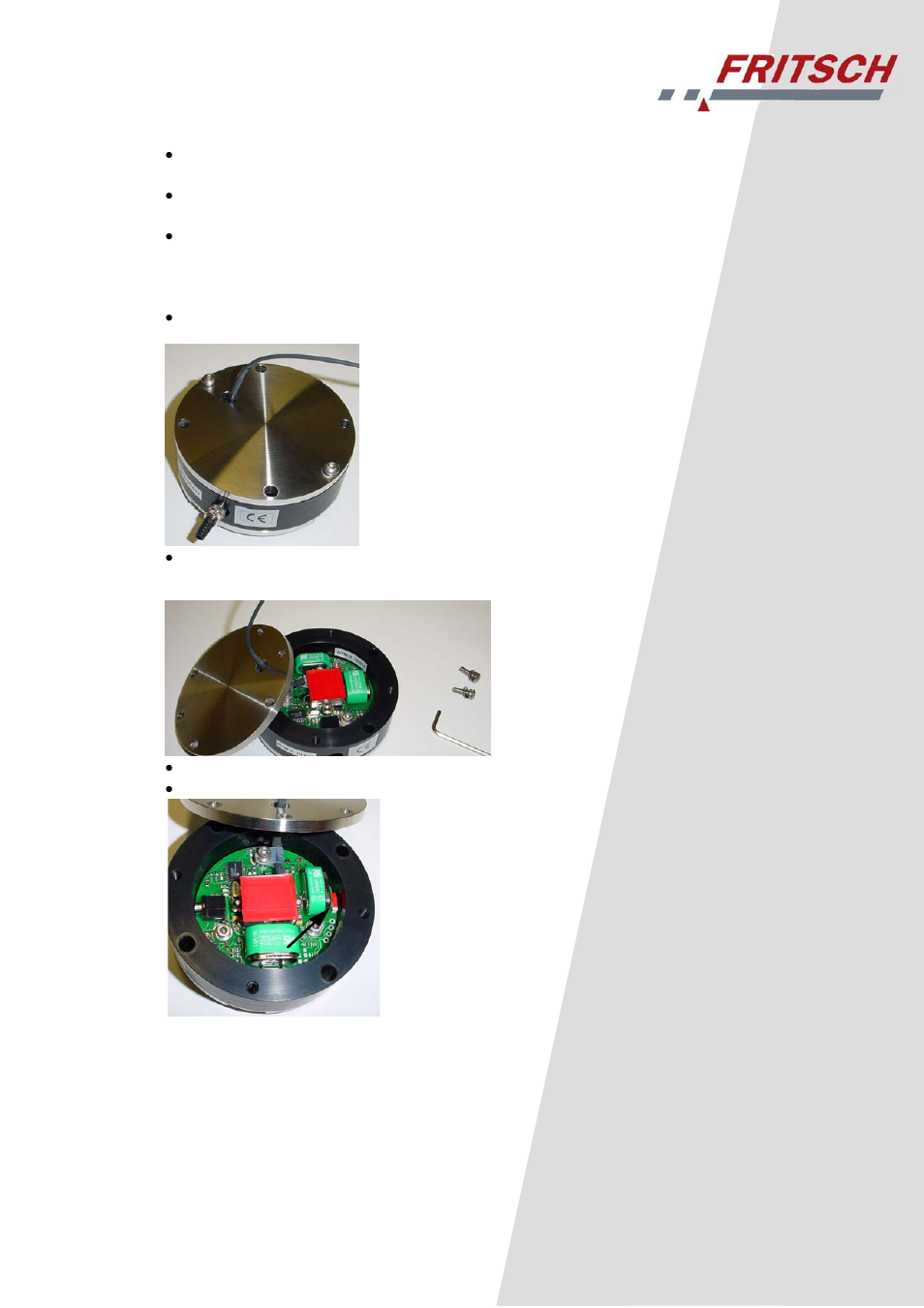 5 start-up of the transmitter group | FRITSCH PULVERISETTE 6 classic line User Manual | Page 11 / 26