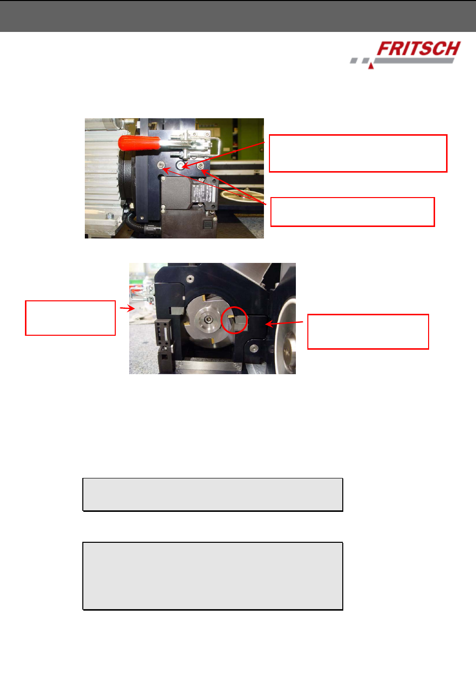 FRITSCH PULVERISETTE 25 User Manual | Page 21 / 44