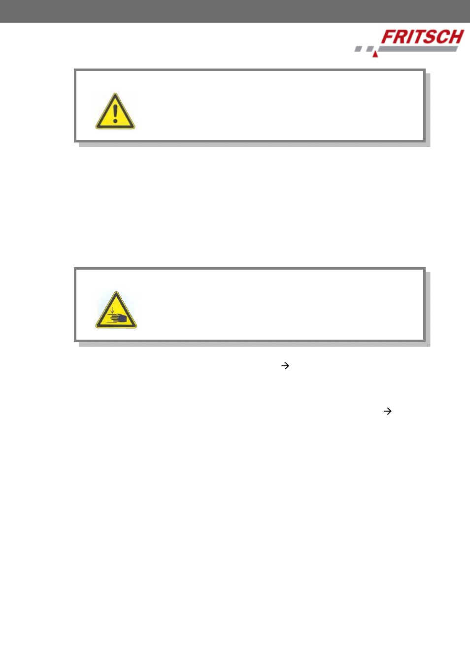 5 first function test | FRITSCH PULVERISETTE 9 User Manual | Page 14 / 28