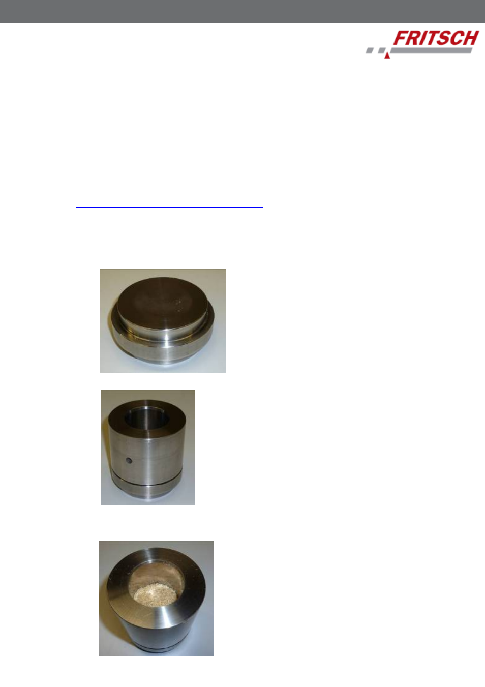 4 working with the pellet press, 1 sample preparation, 2 preparing and filling the pressing tool | 4working with the pellet press | FRITSCH PULVERISETTE 9 User Manual | Page 15 / 28