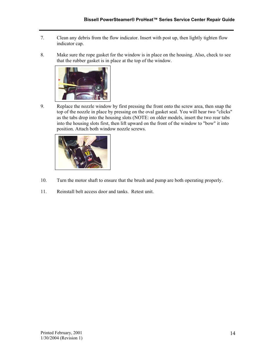 Bissell PROHEAT PRO-TECH 7920 User Manual | Page 15 / 22