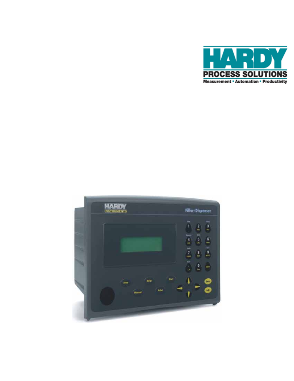 Hardy HI 3010 Filler/Dispenser Controller User Manual | 92 pages
