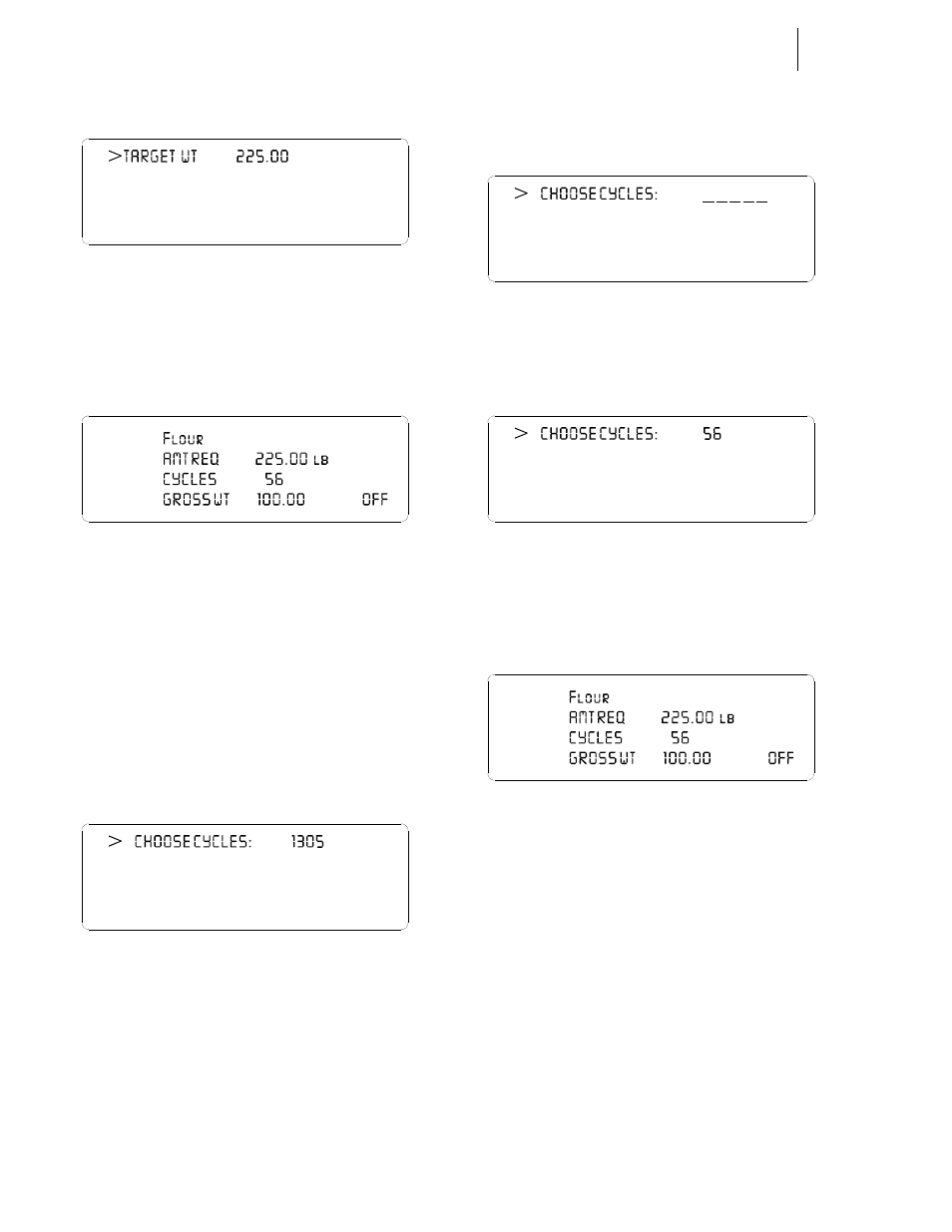 18 fills menu fig. 3-19 fills menu/erased values | Hardy HI 3010 Filler/Dispenser Controller User Manual | Page 29 / 92