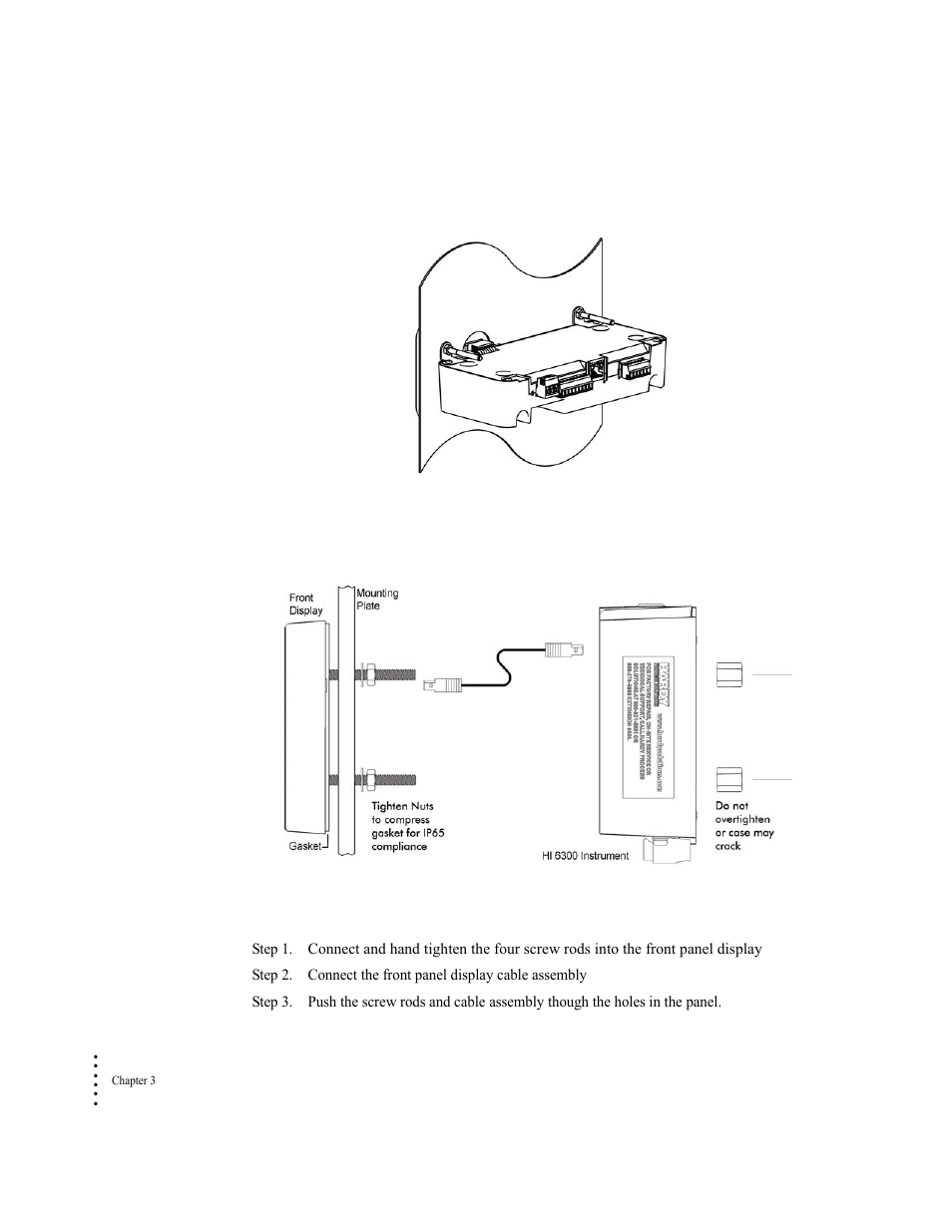 Panel mount option 2 | Hardy HI 6300 Series User Manual | Page 20 / 156
