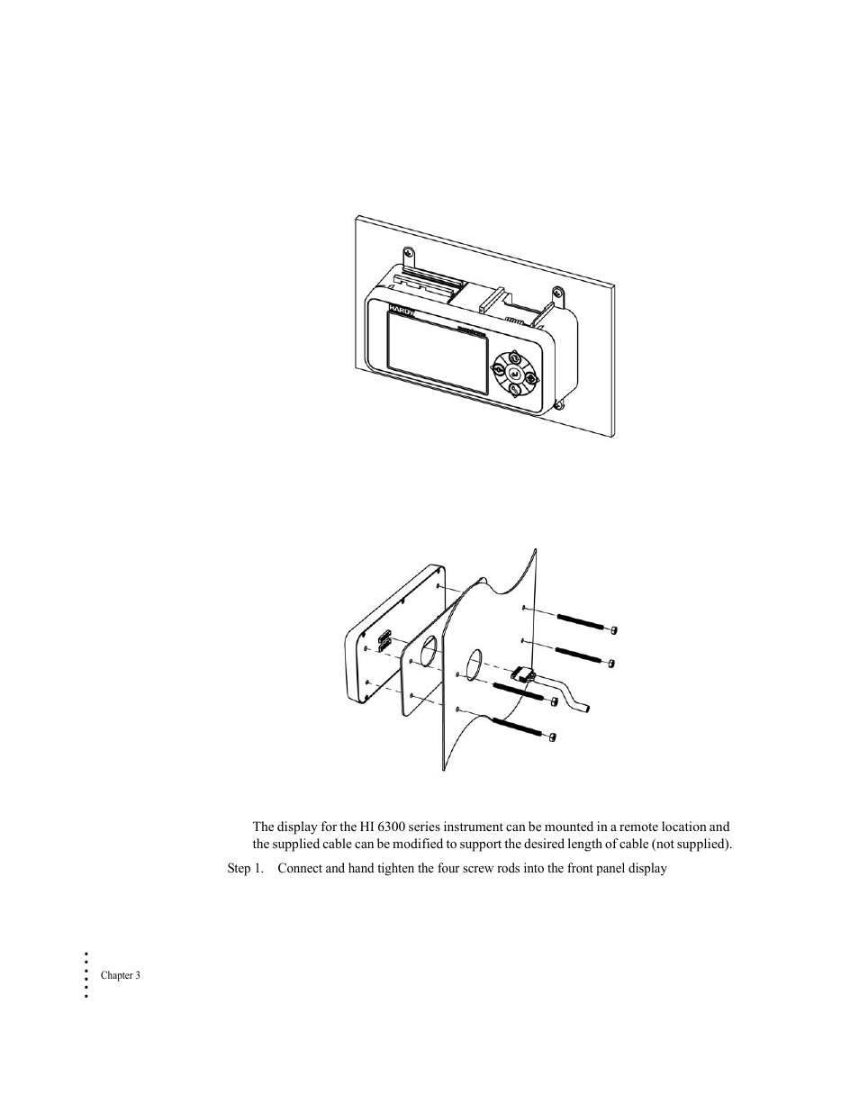 Remote display mount | Hardy HI 6300 Series User Manual | Page 26 / 156