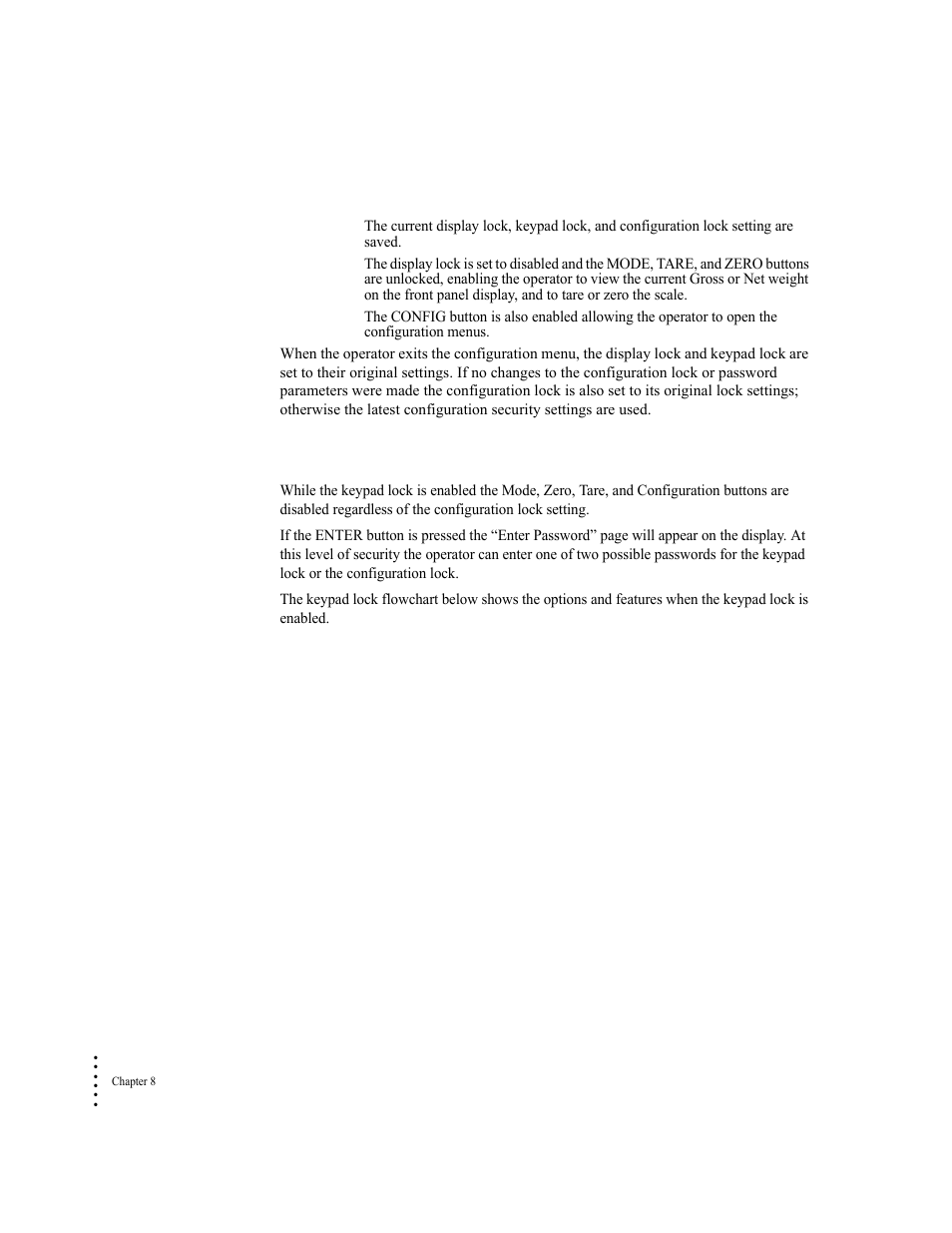 The keypad lock | Hardy HI 6300 Series User Manual | Page 120 / 168