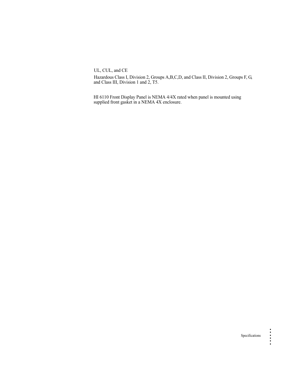 Approvals | Hardy HI 6300 Series User Manual | Page 15 / 168