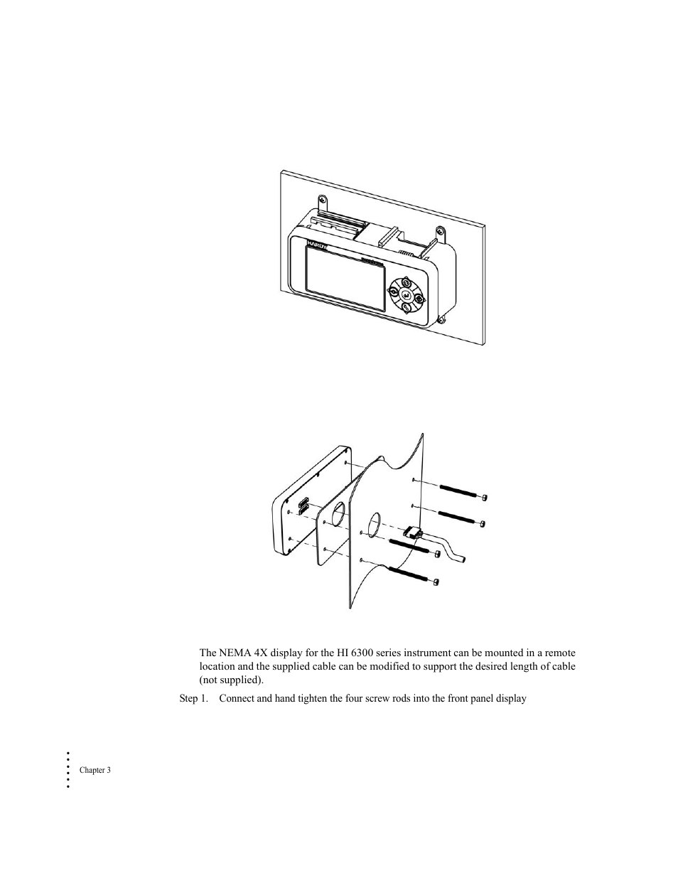 Remote display mount | Hardy HI 6300 Series User Manual | Page 28 / 168