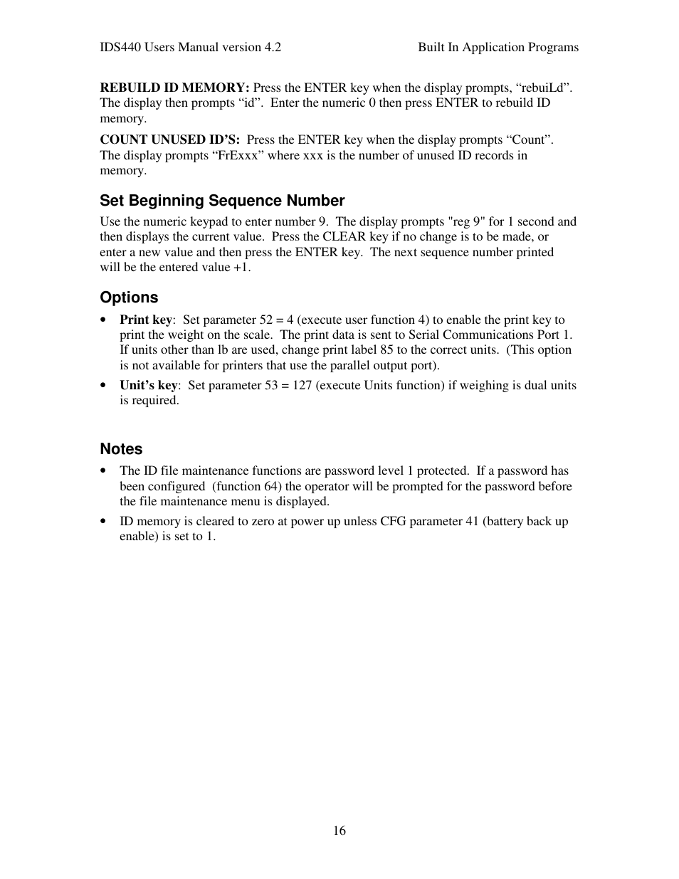 Industrial Data Systems IDS 440 User Manual | Page 20 / 65