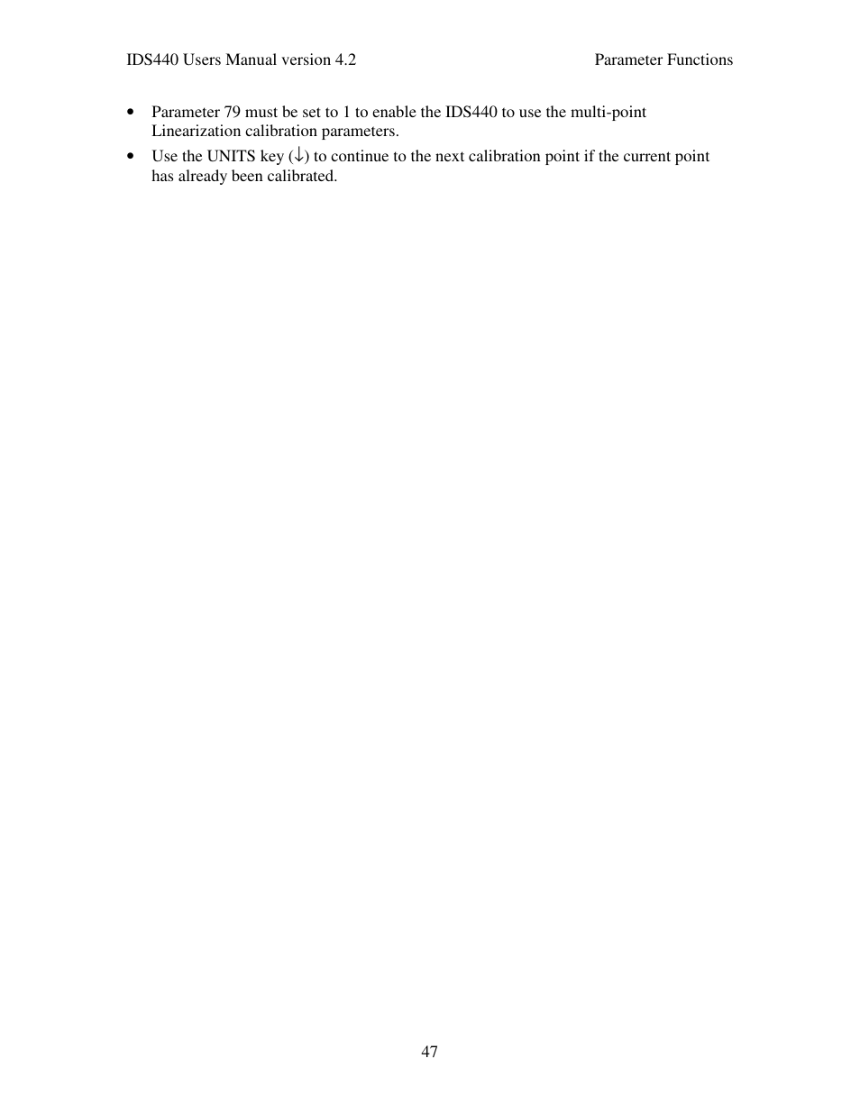 Industrial Data Systems IDS 440 User Manual | Page 51 / 65