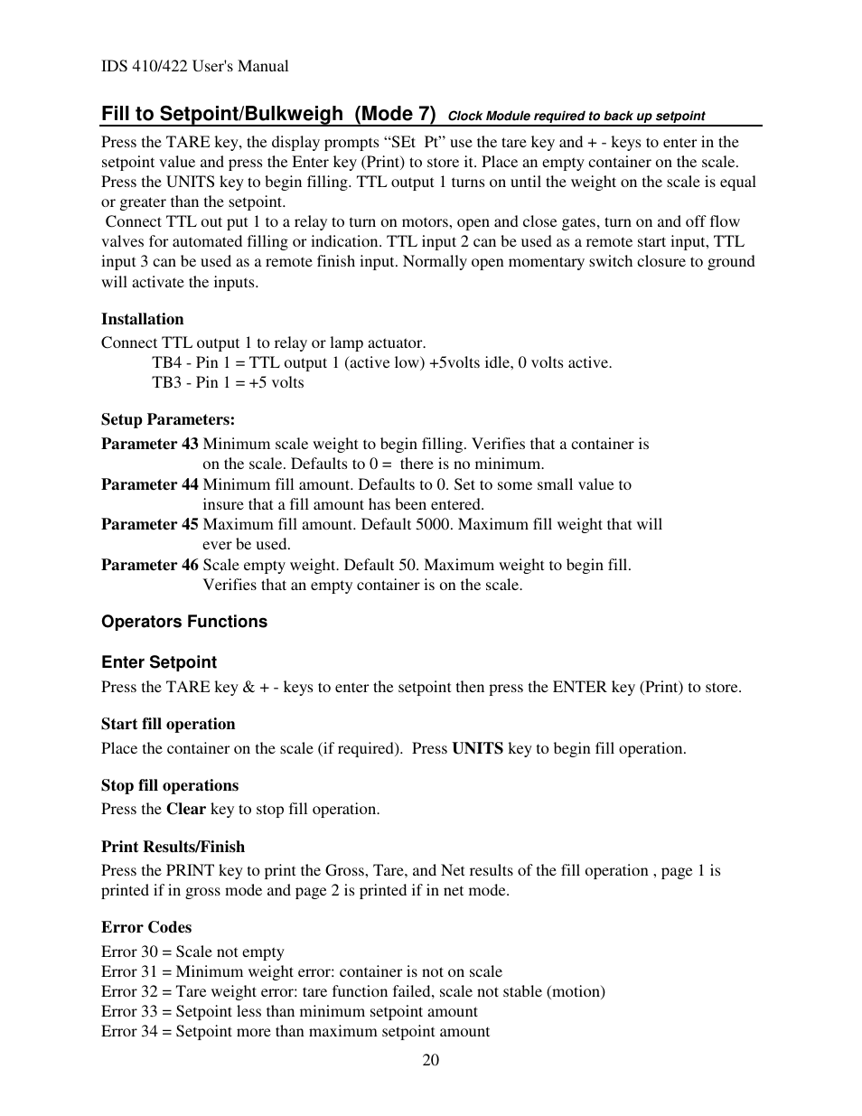 Industrial Data Systems IDS 410 User Manual | Page 21 / 63