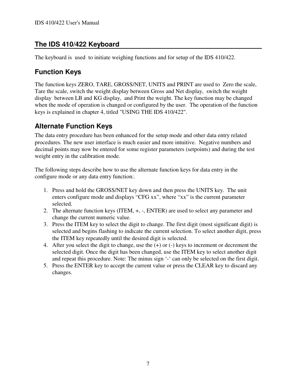 Industrial Data Systems IDS 410 User Manual | Page 8 / 63
