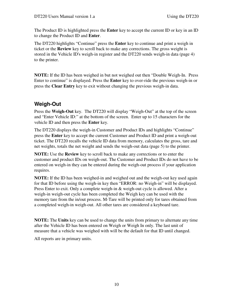 Industrial Data Systems IDS DT220 User Manual | Page 14 / 49