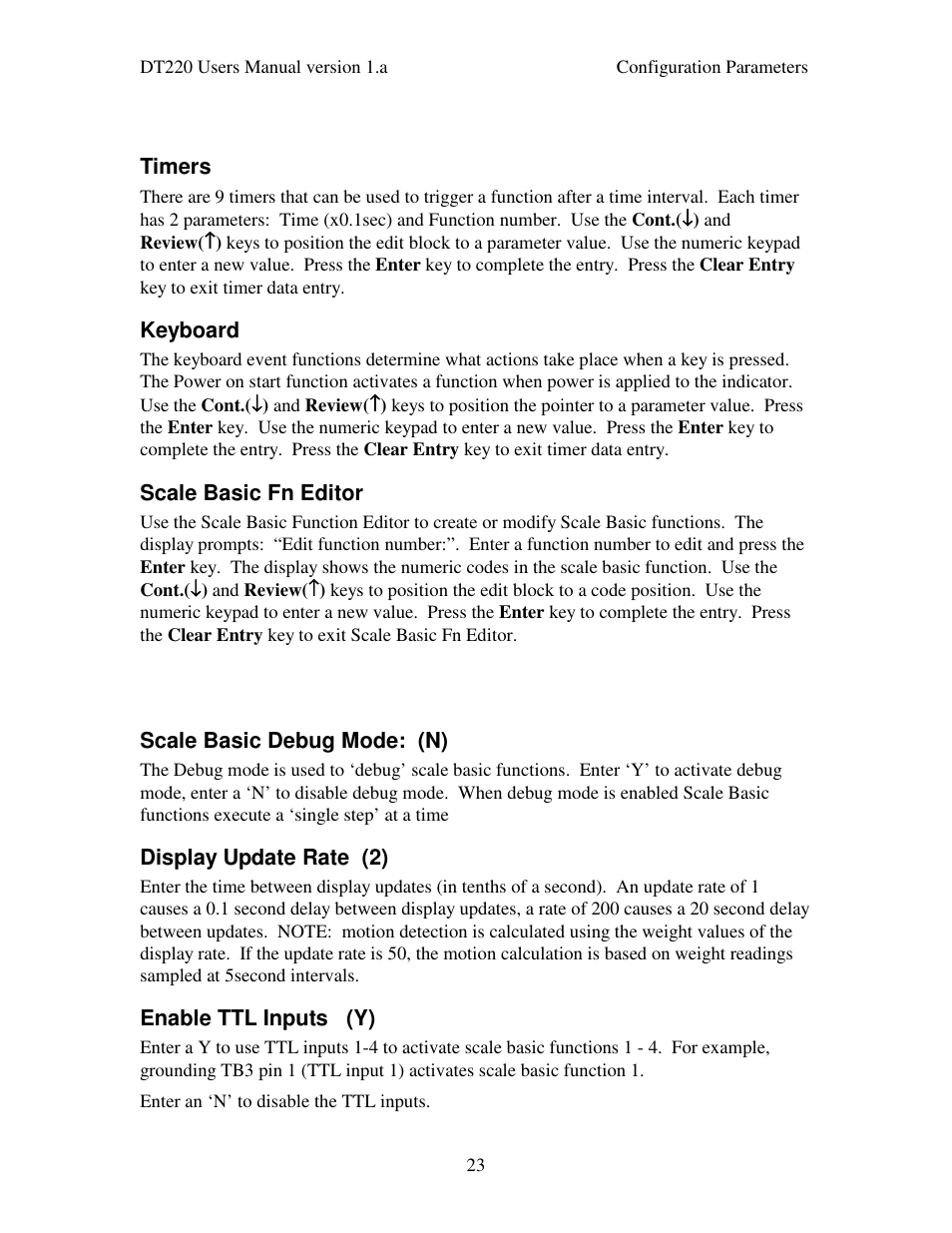 Industrial Data Systems IDS DT220 User Manual | Page 27 / 49