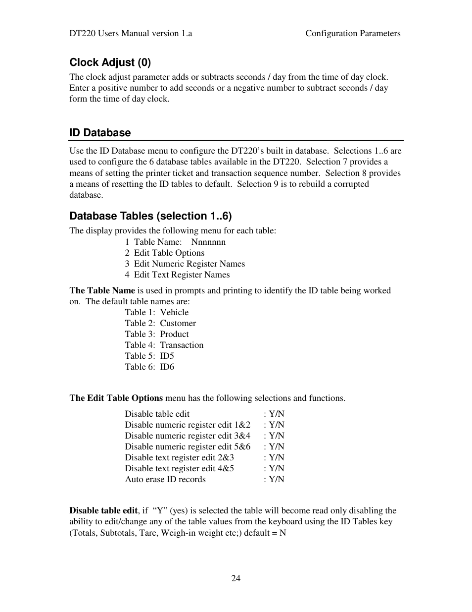 Industrial Data Systems IDS DT220 User Manual | Page 28 / 49