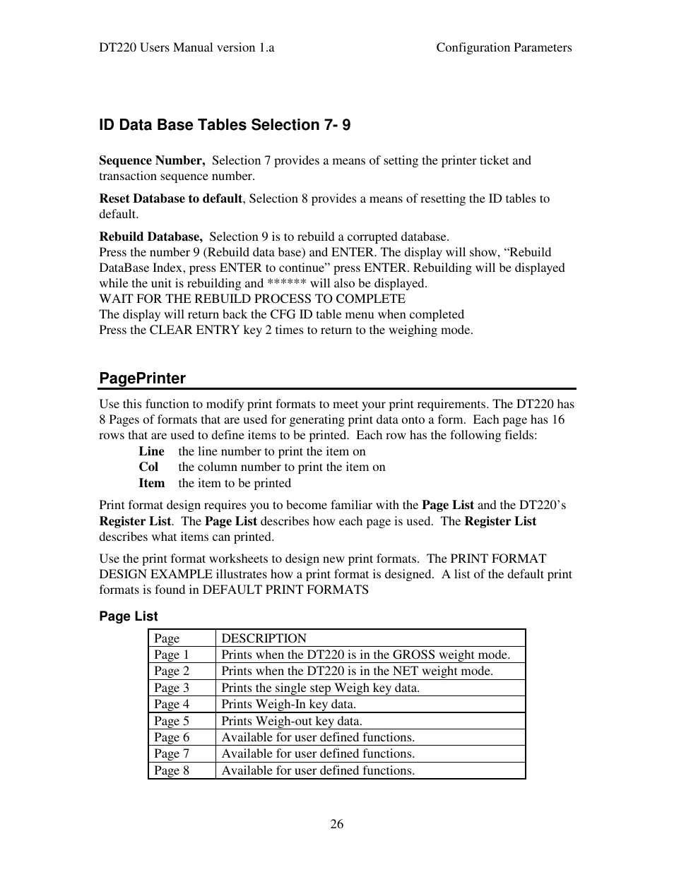 Industrial Data Systems IDS DT220 User Manual | Page 30 / 49