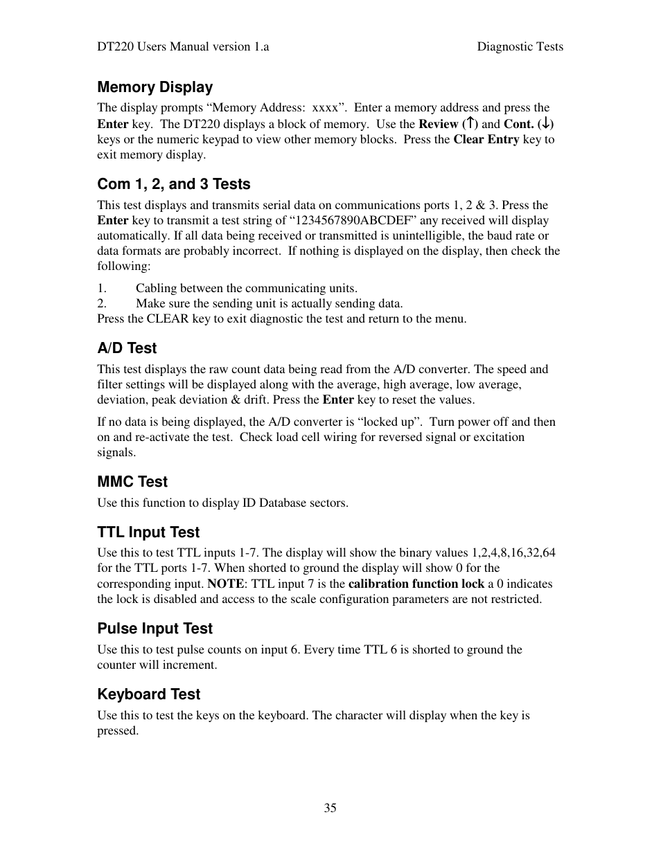 Industrial Data Systems IDS DT220 User Manual | Page 39 / 49
