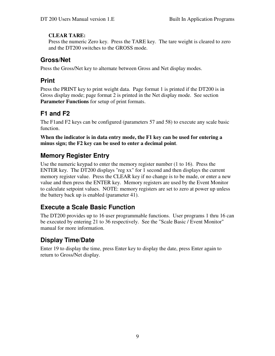 Industrial Data Systems IDS DT200 User Manual | Page 13 / 58