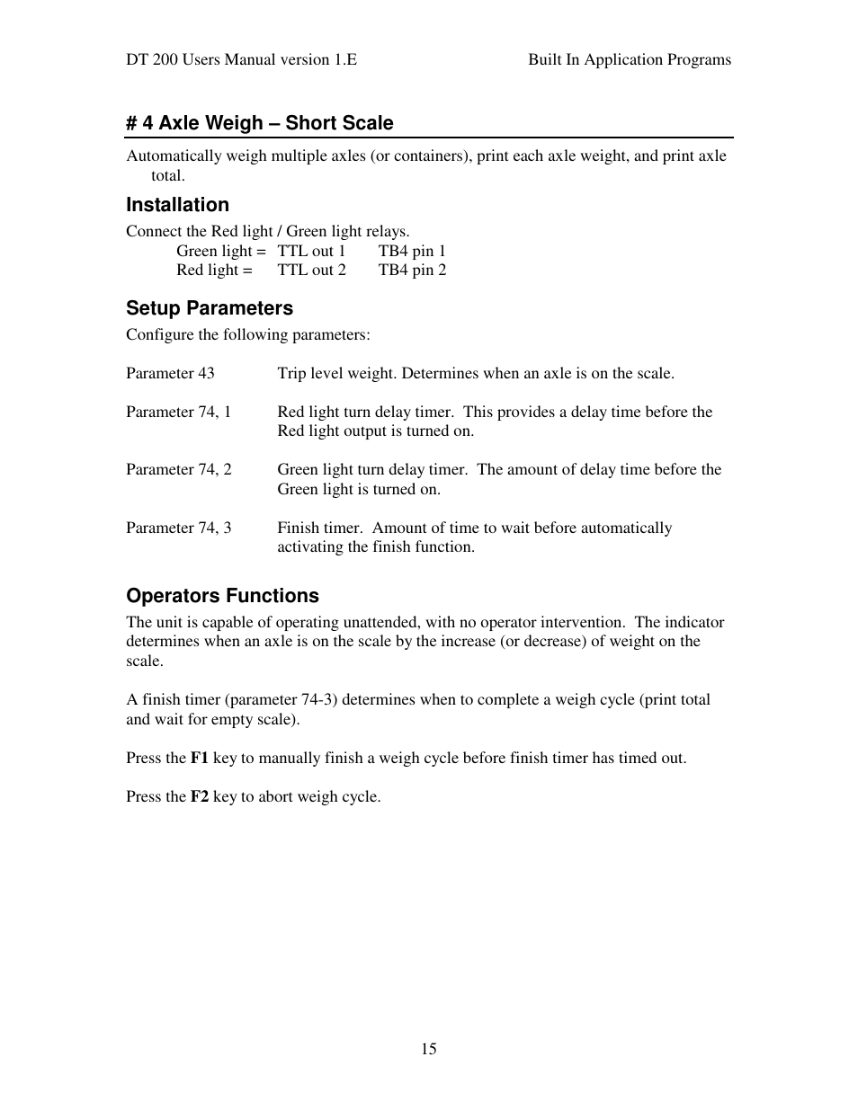 Industrial Data Systems IDS DT200 User Manual | Page 19 / 58