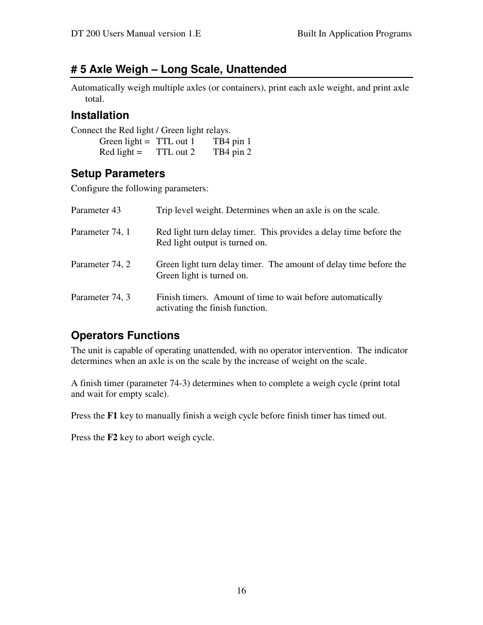 Industrial Data Systems IDS DT200 User Manual | Page 20 / 58