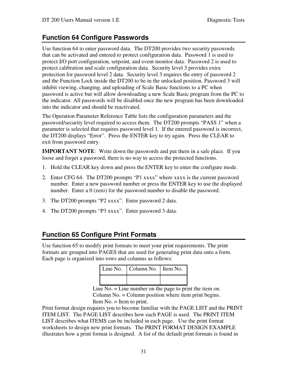 Industrial Data Systems IDS DT200 User Manual | Page 35 / 58