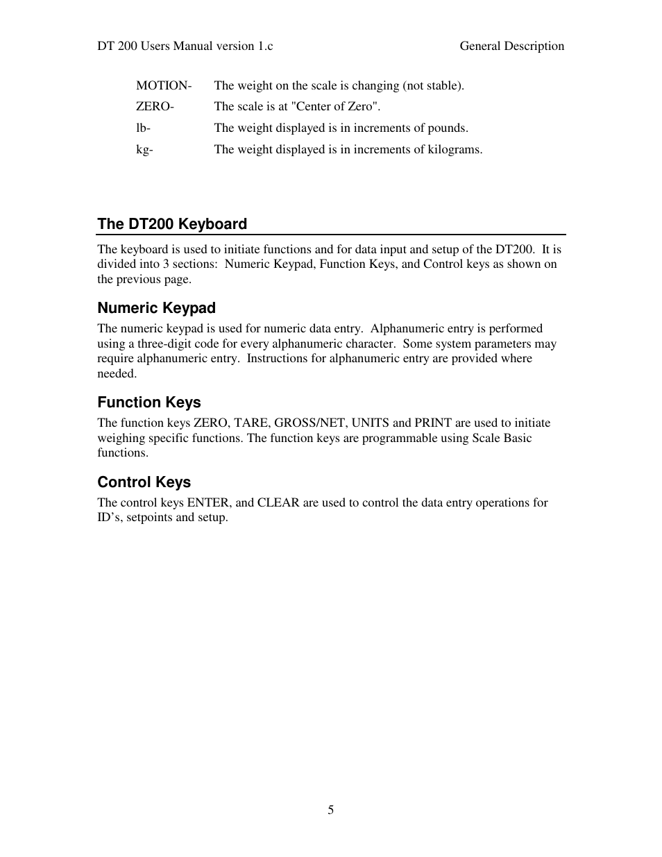 Industrial Data Systems IDS DT200 User Manual | Page 9 / 58