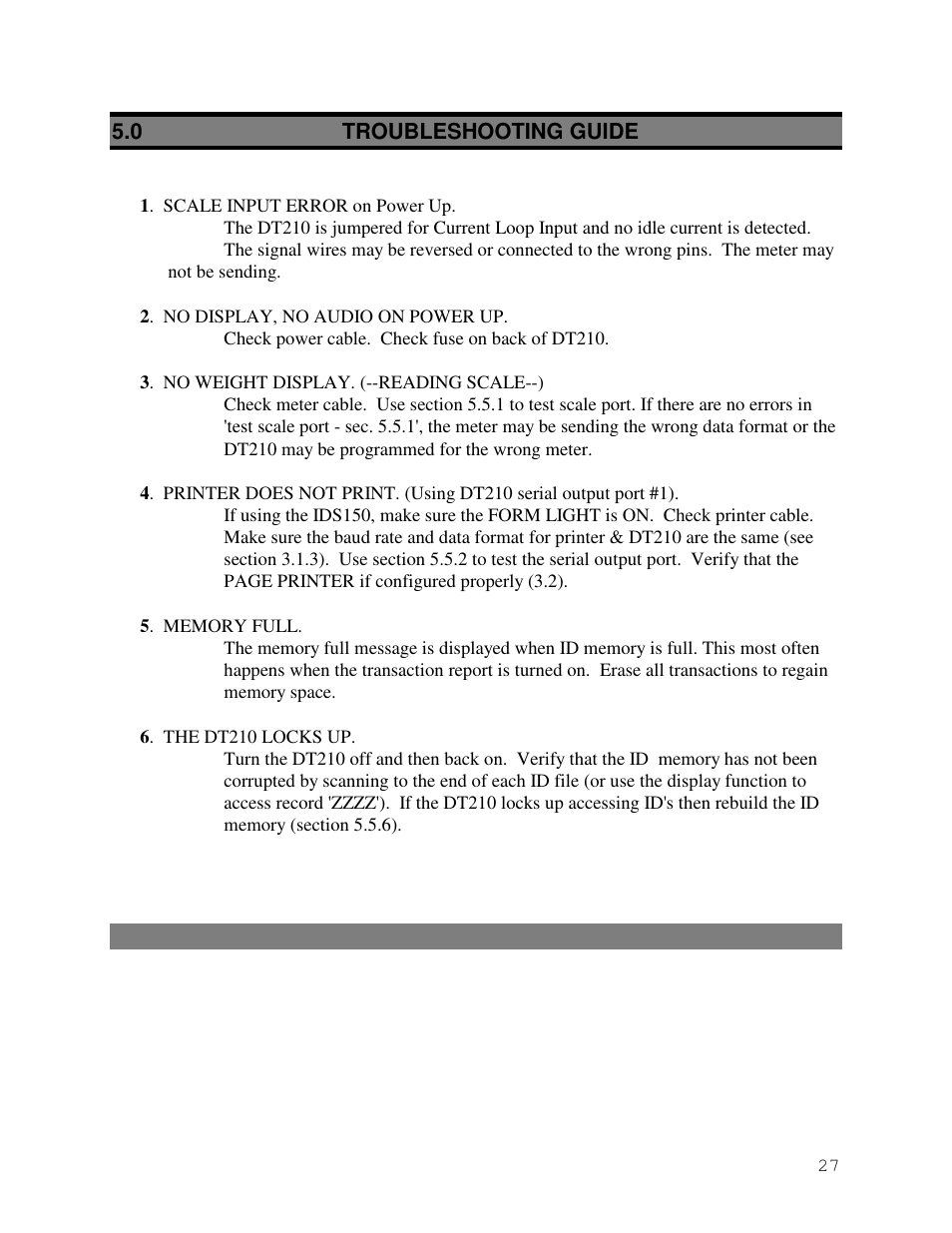 Industrial Data Systems IDS DT200 User Manual | Page 29 / 34