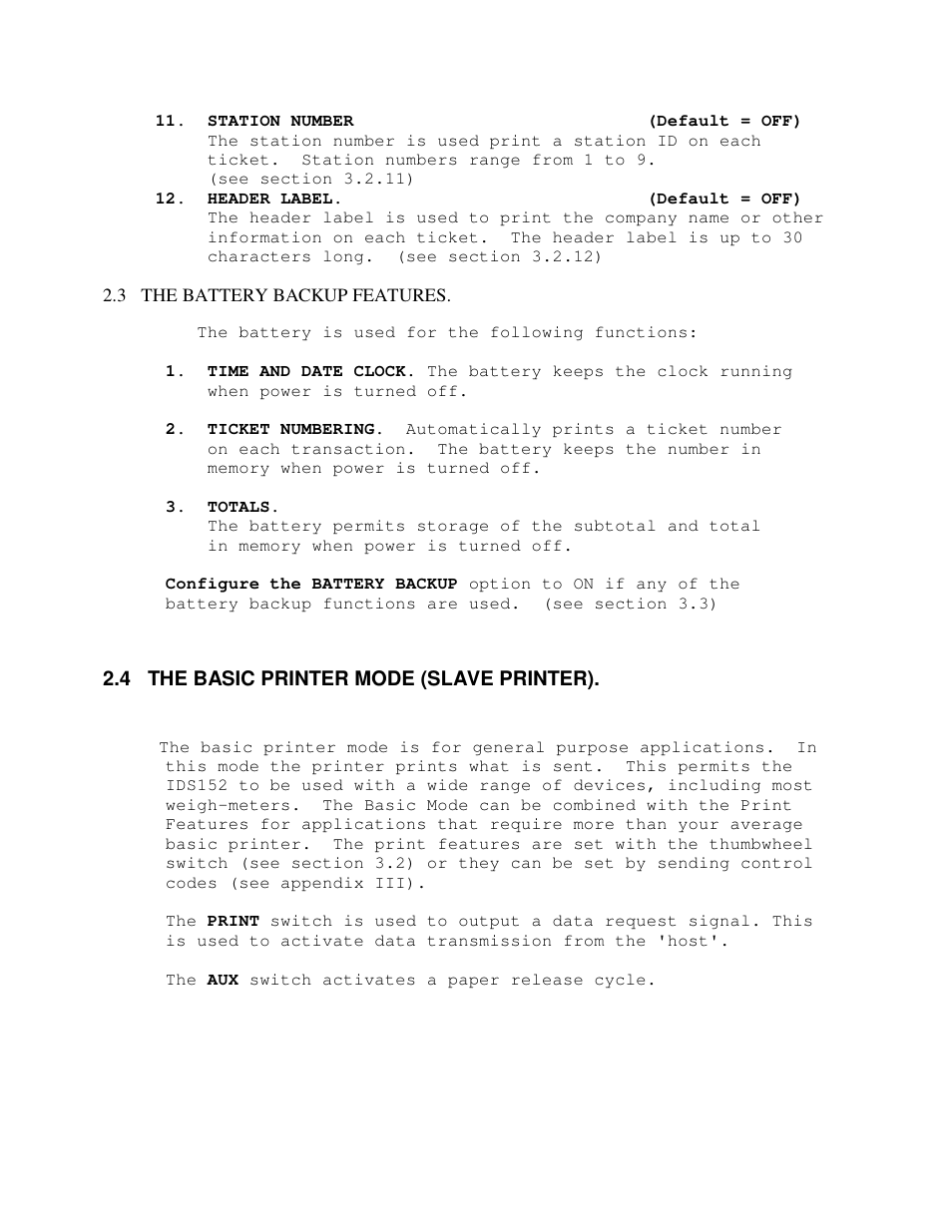 Industrial Data Systems IDS 152 User Manual | Page 8 / 39