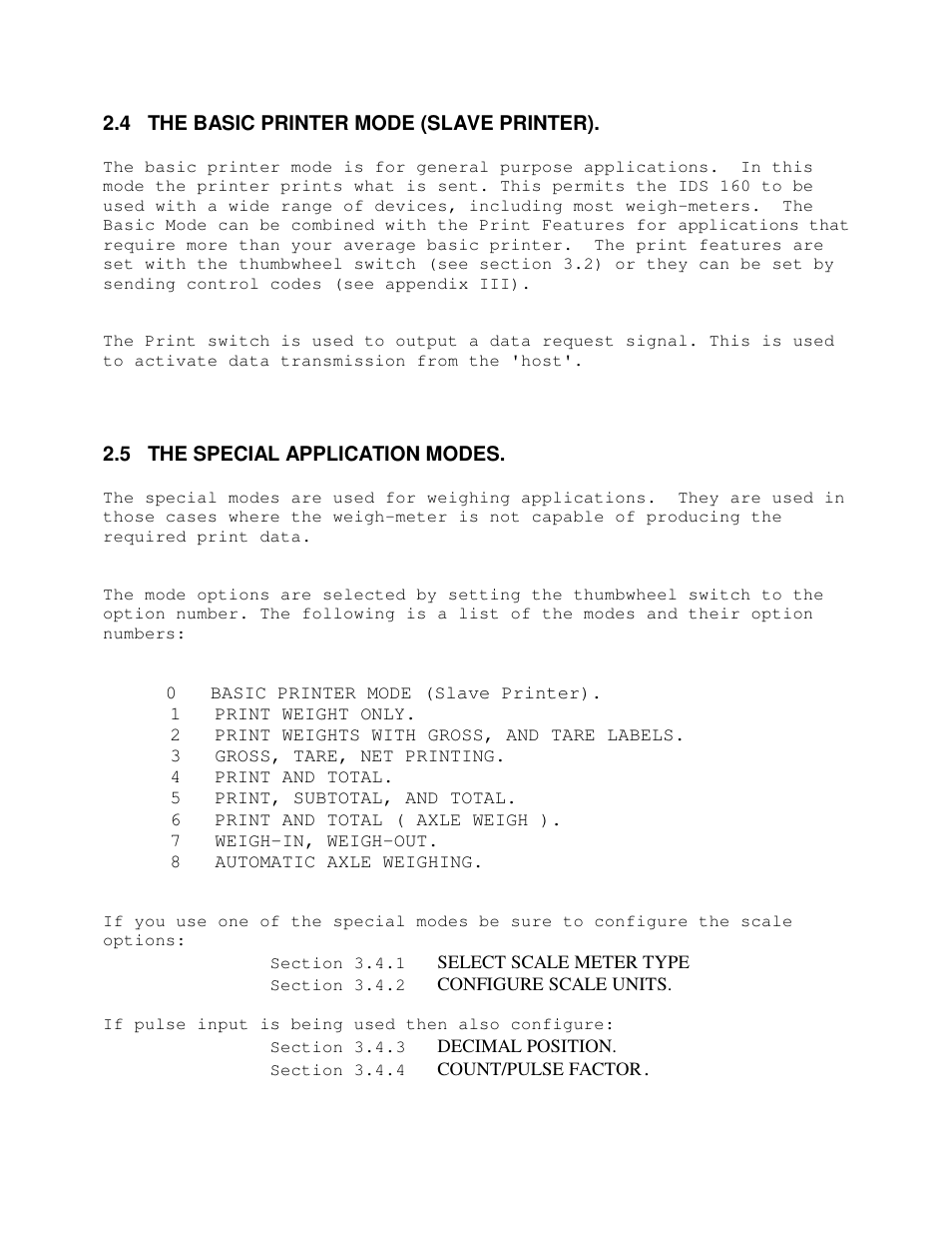 Industrial Data Systems IDS 160 User Manual | Page 10 / 42