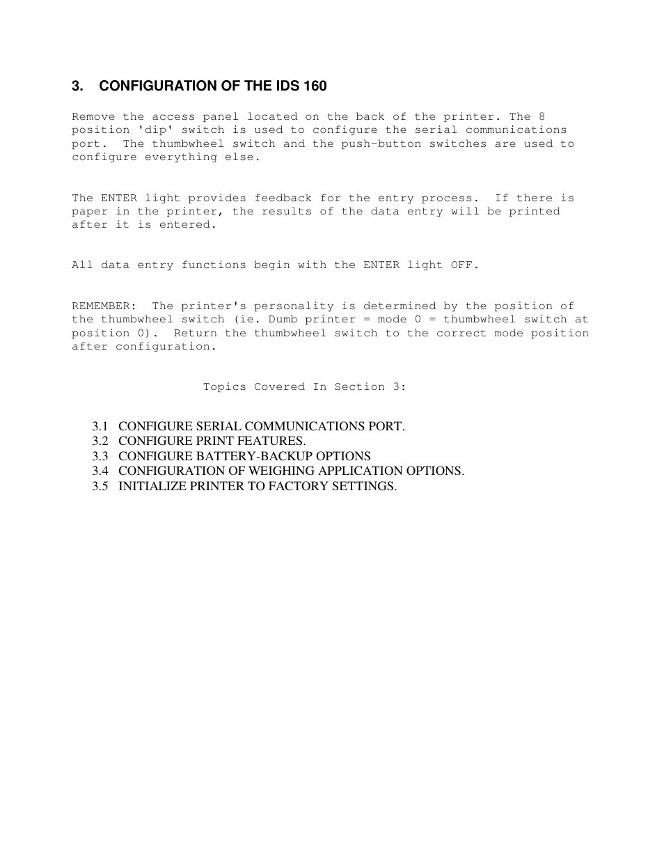 Industrial Data Systems IDS 160 User Manual | Page 13 / 42