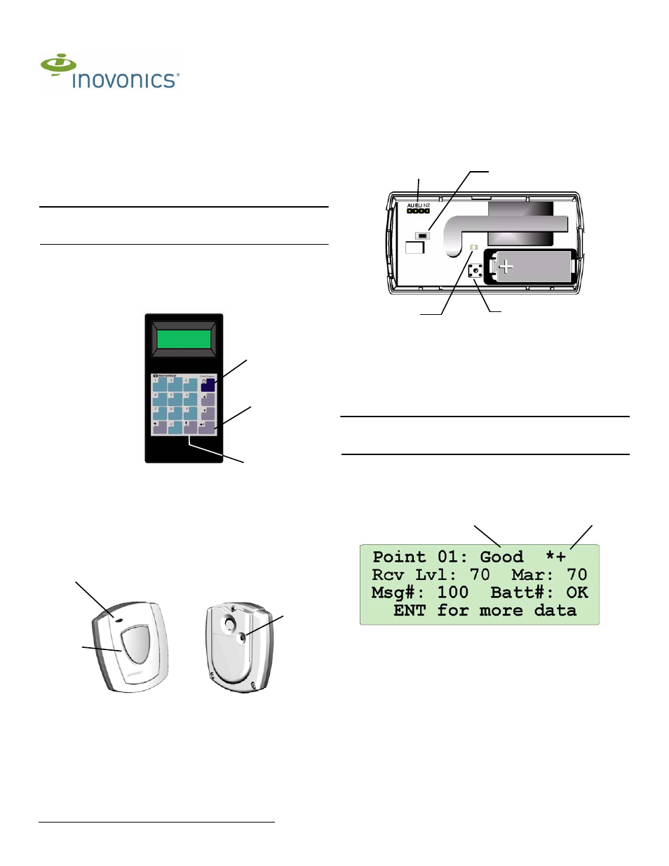 Inovonics EN7016 User Manual | 7 pages