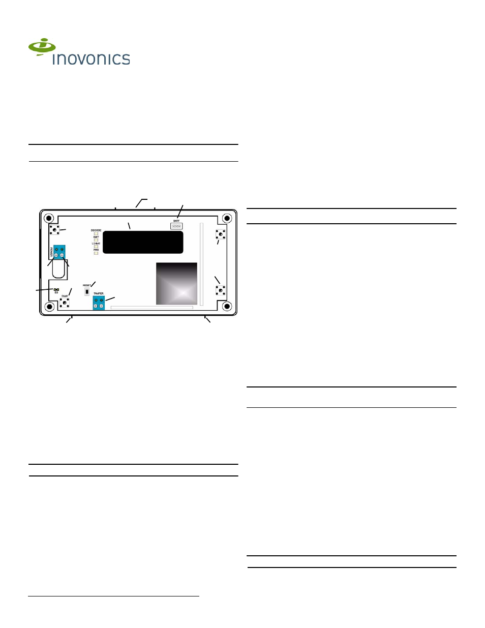 Inovonics EE5000 User Manual | 1 page