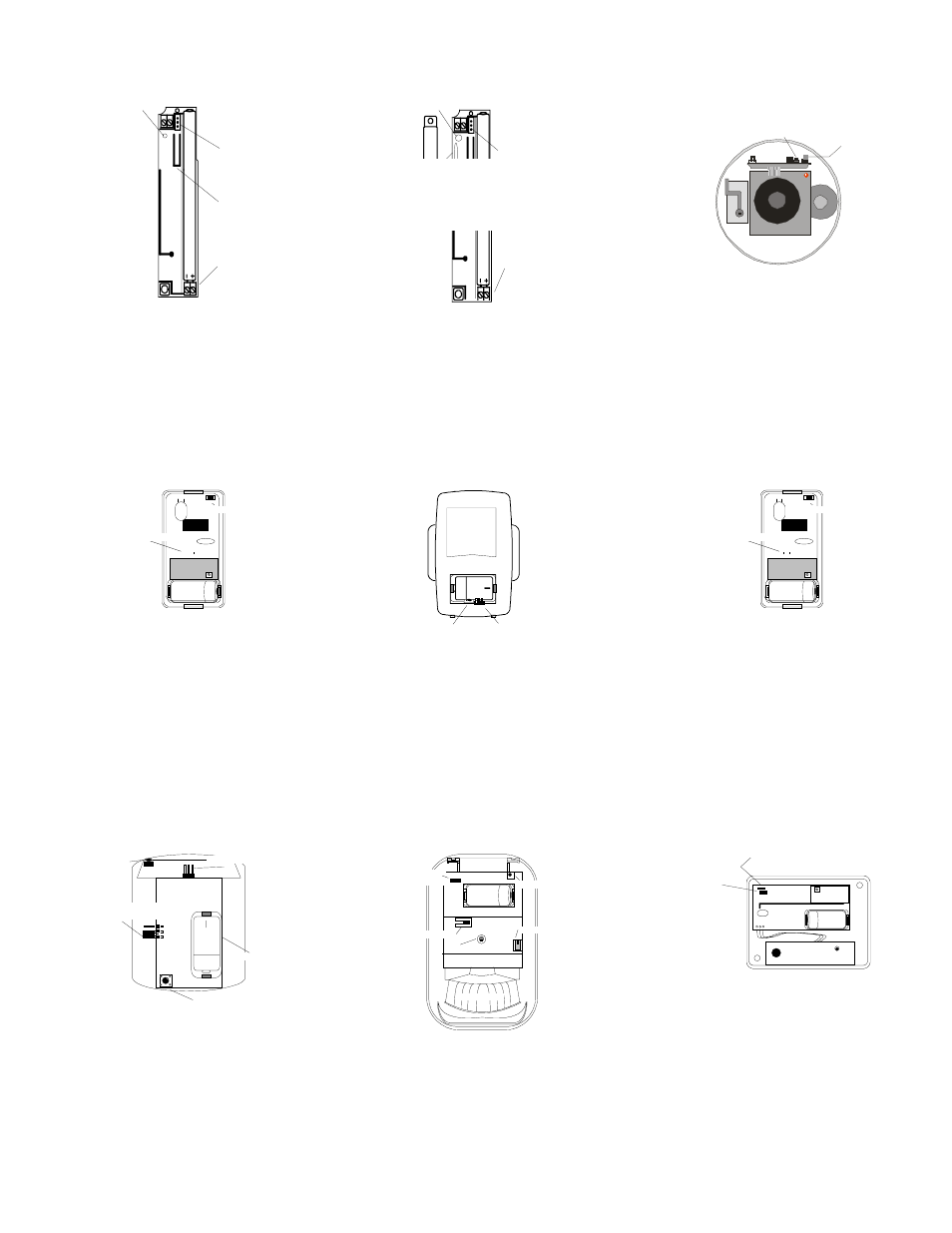 Fa200 universal transmitter, Fa200w universal widegap transmitter, Fa202 smoke detector | Fa203 pendant transmitter, Fa204 pendant transmitter, Fa205 beltclip transmitter, Fa206s pir motion detector, Fa206ds pir motion detector, Fa207 glassbreak detector, Frequency agile | Inovonics FA404 User Manual | Page 6 / 9