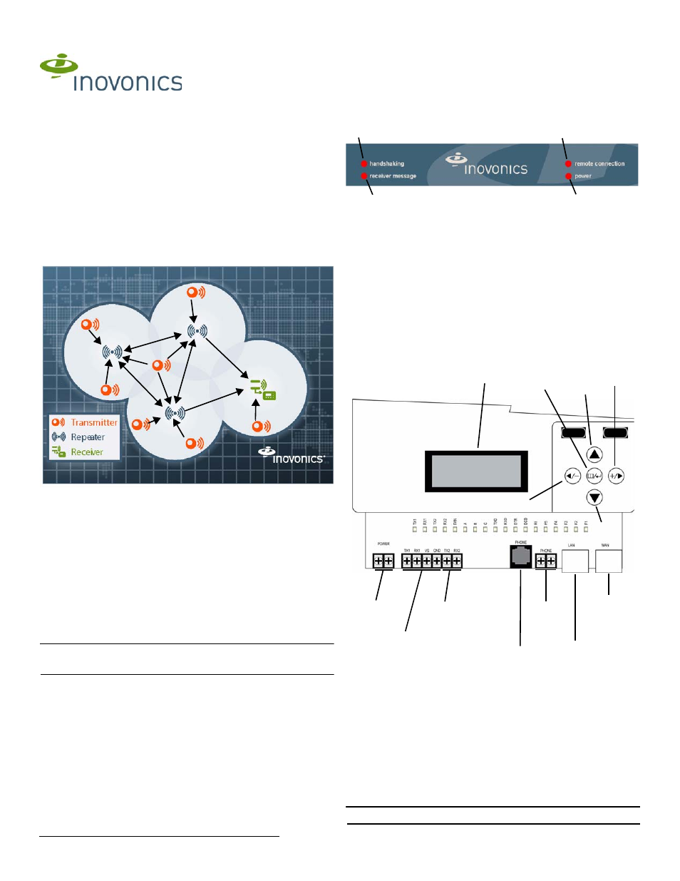 Inovonics RDL8500 User Manual | 3 pages