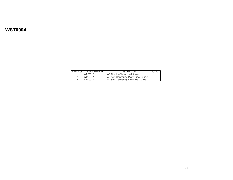 Wst0004 | Intertape Polymer Group (IPG) TWA 1000-M User Manual | Page 38 / 60
