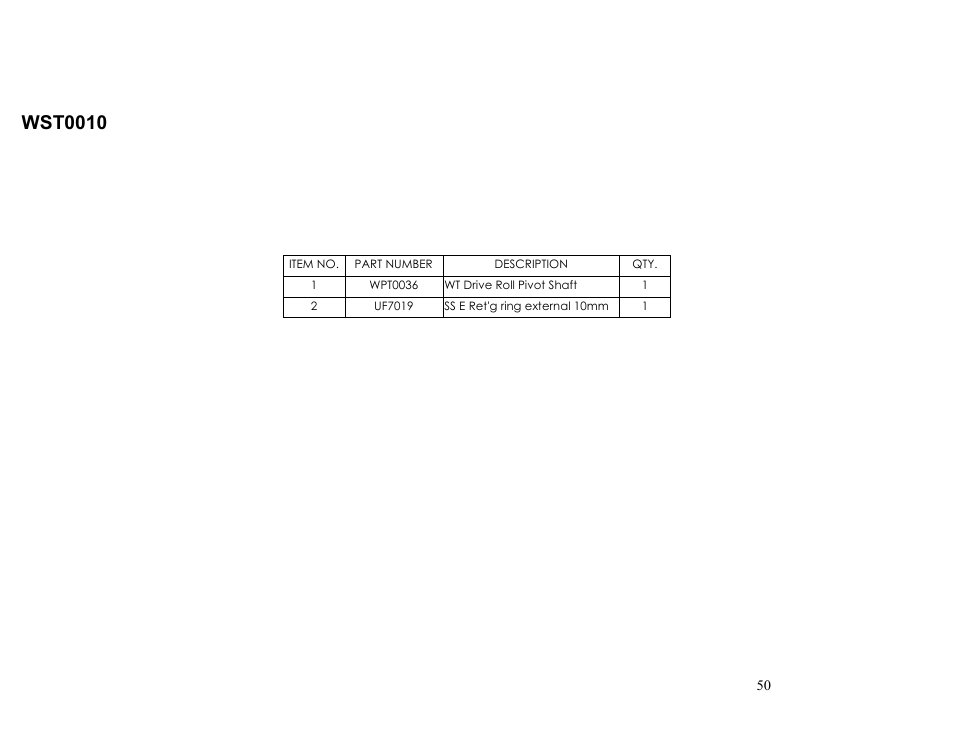 Wst0010 | Intertape Polymer Group (IPG) TWA 1000-M User Manual | Page 50 / 60