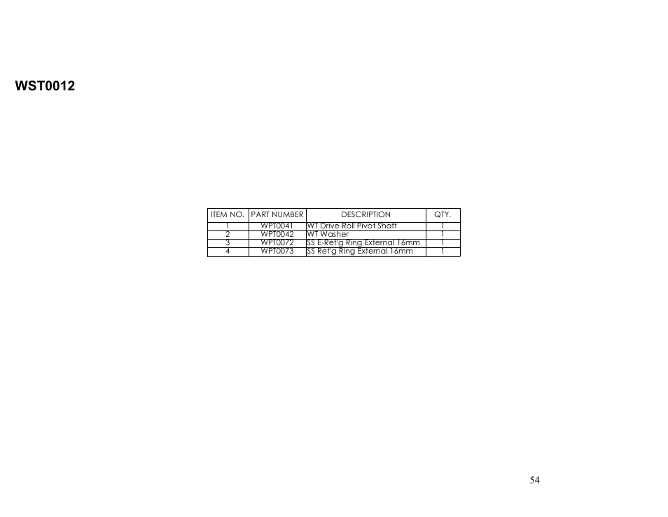 Wst0012 | Intertape Polymer Group (IPG) TWA 1000-M User Manual | Page 54 / 60